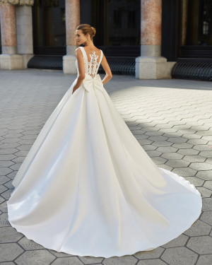 robe de mariée princesse satin Ivana Bianca aubagne marseille