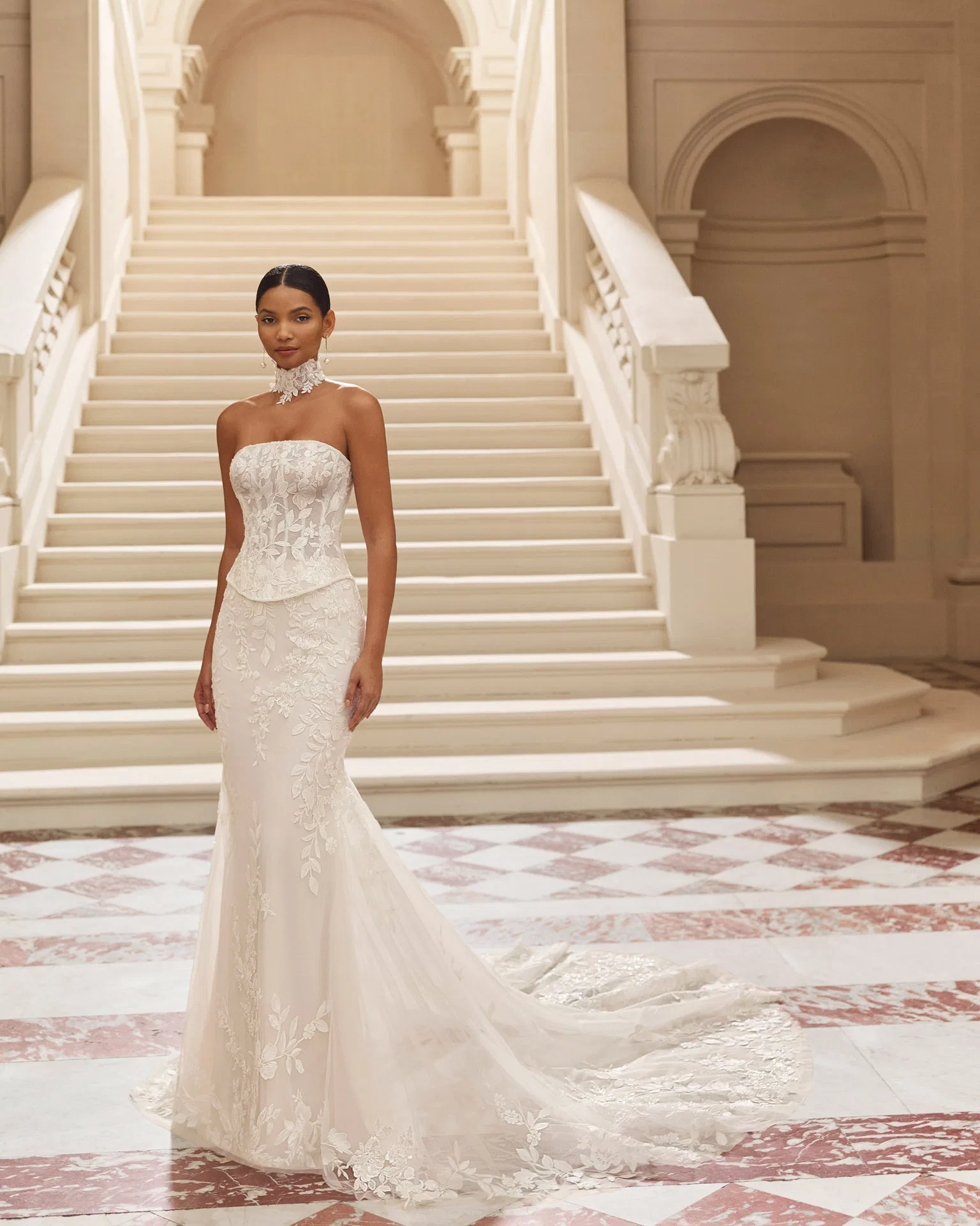 Robe de mariée sirène en 2 pièces Aina Rosa Clara