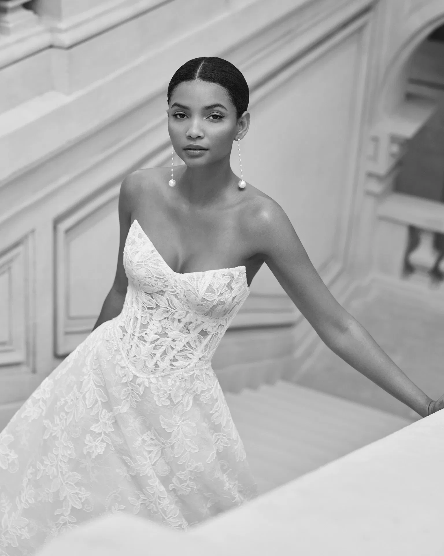 Robe de mariée Amanda Rosa Clara au showroom Ivana Bianca à Aubagne