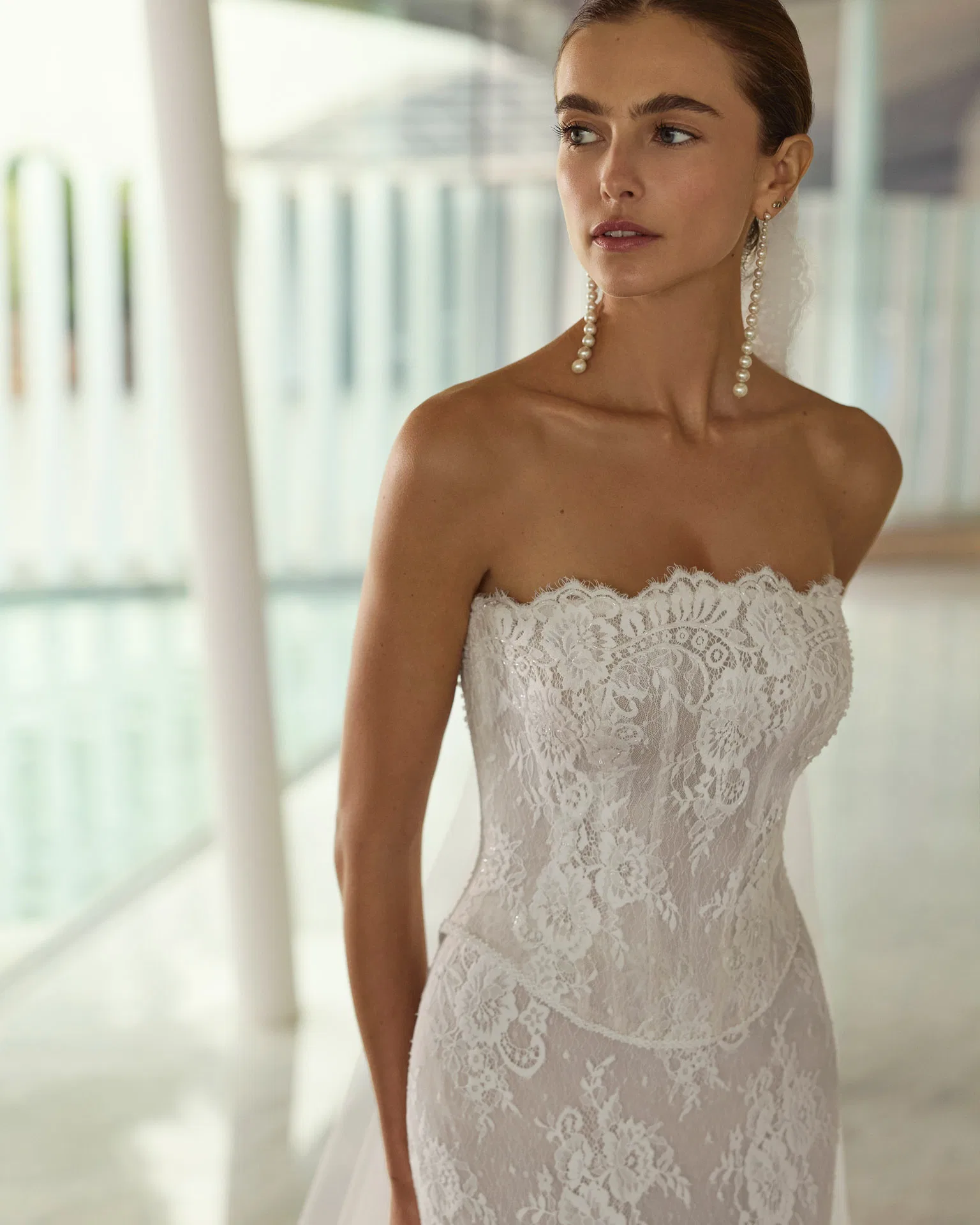 Robe de mariée Gioconda Rosa Clara bustier dentelle